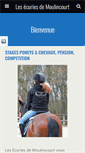 Mobile Screenshot of ecuries-moulincourt.com